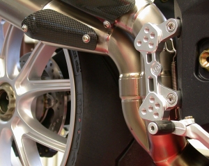 Motocorse billet rearsets adjusters F4 and Brutale