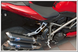 Motocorse billet silencers support bracket Streetfighter