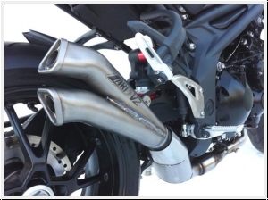 ZARD Komplettanlage V2 Triumph Speed Triple ab 2011