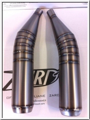 ZARD silencers pair snake conical Ducati GT 1000