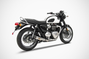 ZARD 2>2 Auspuff-Kit Triumph Bonneville T100 und T120 BJ 2017-20