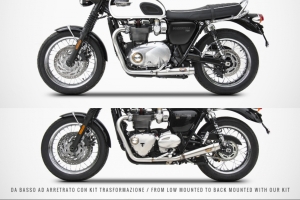 ZARD 2>2 semi full-kit Triumph Bonneville T 120