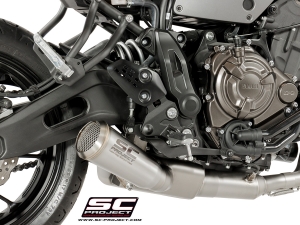 SC-Project 2>1 full-kit conico 70s Yamaha MT-07, XSR-700 and Tracer 700