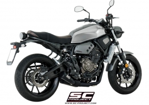 SC-Project 2>1 full-kit conico 70s Yamaha MT-07, XSR-700 and Tracer 700