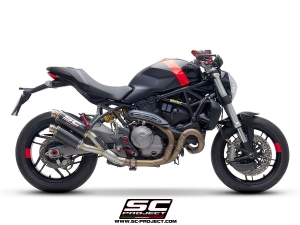 SC-Project silencer Twin GP Ducati Monster 821 from 2018