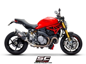 SC-Project Schalldmpfer SC1-R mit Kat. Ducati Monster 1200 S/R
