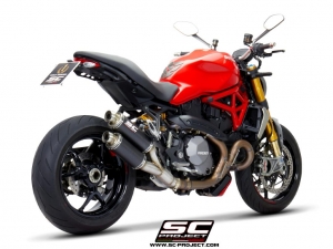 SC-Project silencer with cat. Twin-GP Ducati Monster 1200 S/R