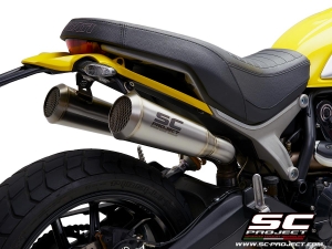 SC-Project Schalldmpfer Paar Conic 70s Ducati Scrambler 1100 BJ 2017-19