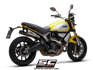 SC-Project Schalldmpfer Paar Conic 70s Ducati Scrambler 1100 BJ 2017-19