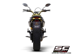 SC-Project Schalldmpfer Paar Conic Racer Ducati Scrambler 1100 BJ 2017-19