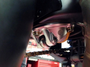 Motocorse aluminium rear suspension lower support Brutale & F4