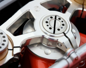 Motocorse aluminium steering top triple yoke F4