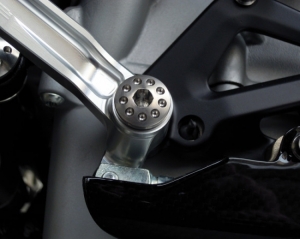 Motocorse titanium screw rear brake lever MV Agusta