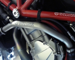 Motocorse titanium water radiator/pumpe hose Brutale F4