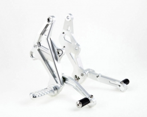 Motocorse ergal riding adjustable footpegs kit Rivale