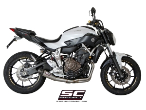 SC-Project full-kit conico Yamaha MT-07 and XSR-700 2013-2016