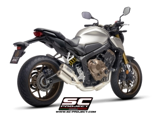 SC-Project Komplettanlage Twin CR-T Honda CB650 R und CBR650 R BJ 2019 & 2020