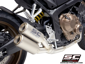 SC-Project Komplettanlage Twin CR-T Honda CB650 R und CBR650 R BJ 2019 & 2020