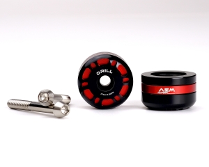 AEM factory frame caps and bar-end weights kit Ducati Panigale V4 and Streetfighter V4