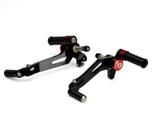 AEM factory adjustable rearsets levers kit Ducati Scrambler 800 and 1100