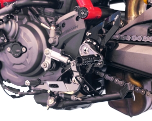 AEM factory solo rear sets Ducati Hypermotard 950