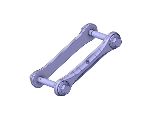 Motocorse rear suspension link rods kit Ducati Panigale V4 and Streetfighter V4