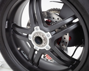 Motocorse titanium rear wheel conical spacer Ducati big axle