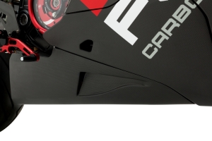 Fullsix belly pan for Akrapovic under seat exhaust Ducati Supersport 939