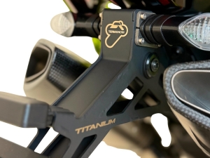 Termignoni titanium licence plate holder Ducati Panigale V4 and Streetfighter V4 >2025