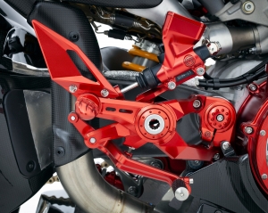 Motocorse Fussrasten Kit Premium Panigale V4 und Streetfighter V4 ab BJ 2025