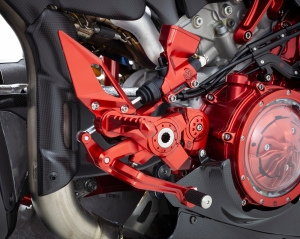 Motocorse Fussrasten Kit Premium Panigale V4 und Streetfighter V4 ab BJ 2025