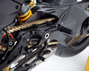 Motocorse Fussrasten Kit Premium Panigale V4 und Streetfighter V4 ab BJ 2025