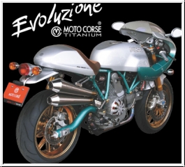 Motocorse titanium full exhaust-system Paul Smart and Sport 1000