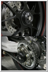 Motocorse wheel axle slider rear Ducati and MV Agusta