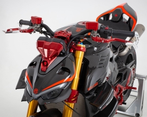 Motocorse Brems- und Kupplungshebel Paar mit Klappfunktion