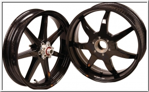 BST carbonwheels black mamba Hypermotard and Multistrada
