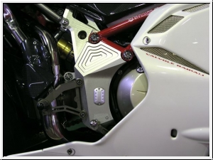 Motocorse billet pivot plates set for MV Agusta F4 and Brutale