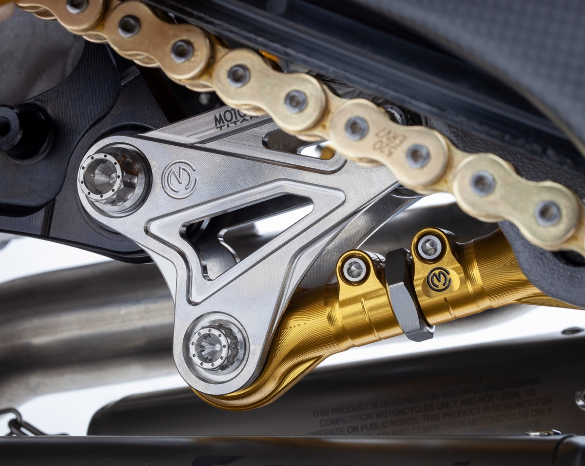 Motocorse Umlenkhebel Kit in Titan Ducati Panigale V4 ab BJ 2025