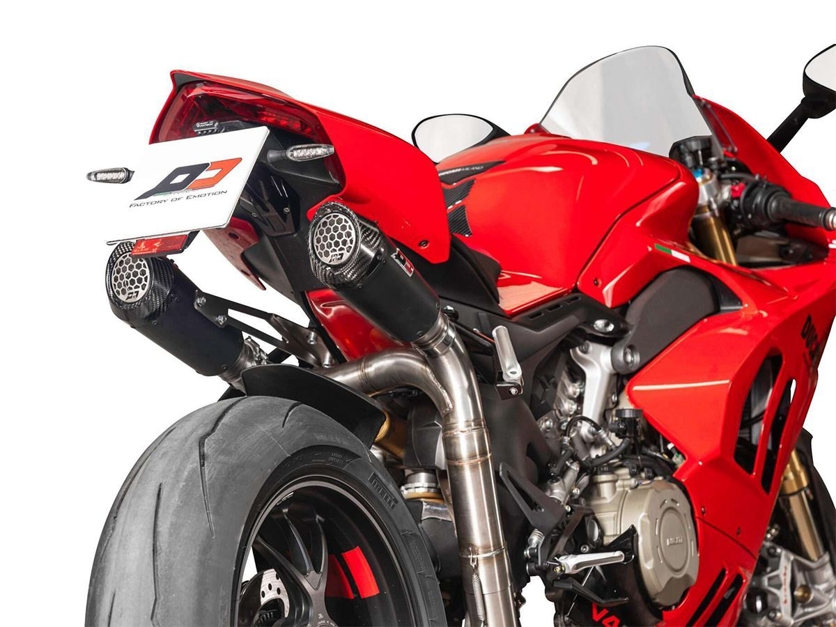 QD Exhaust Semi-Anlage Ducati Panigale V4 und Streetfighter V4 ab BJ 2021 bis 2024