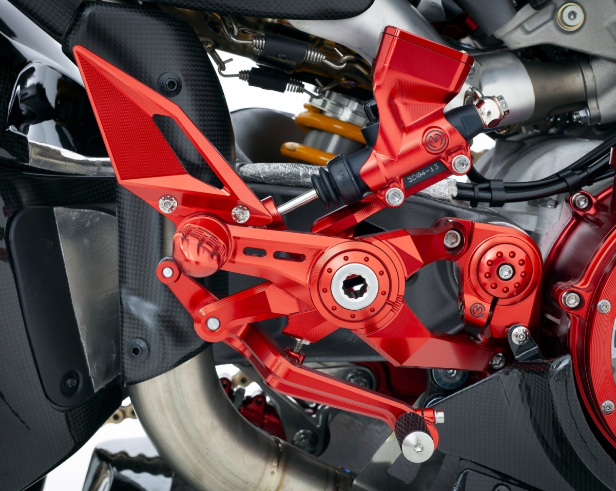 Motocorse Fussrasten Kit Premium Panigale V4 und Streetfighter V4 ab BJ 2025